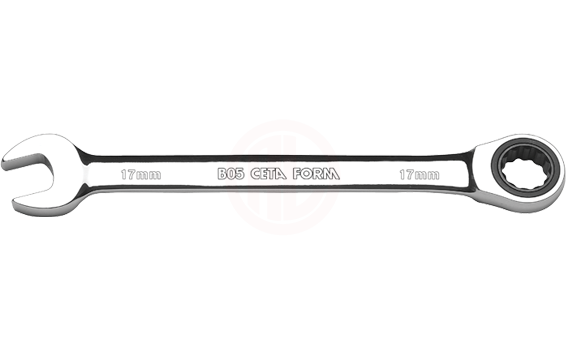 Ceta Form C-Gear Cırcırlı Kombine Anahtar (Düz) 24 Mm
