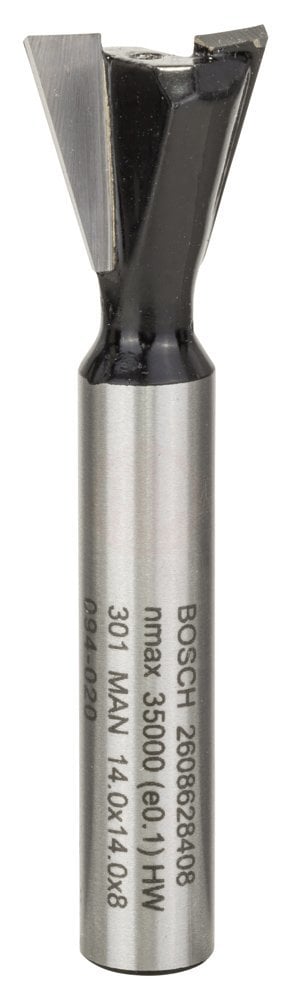Bosch Kırlangıç Kuyruğu Freze Ucu Standard For Wood 8x14x55 mm - 2608628408