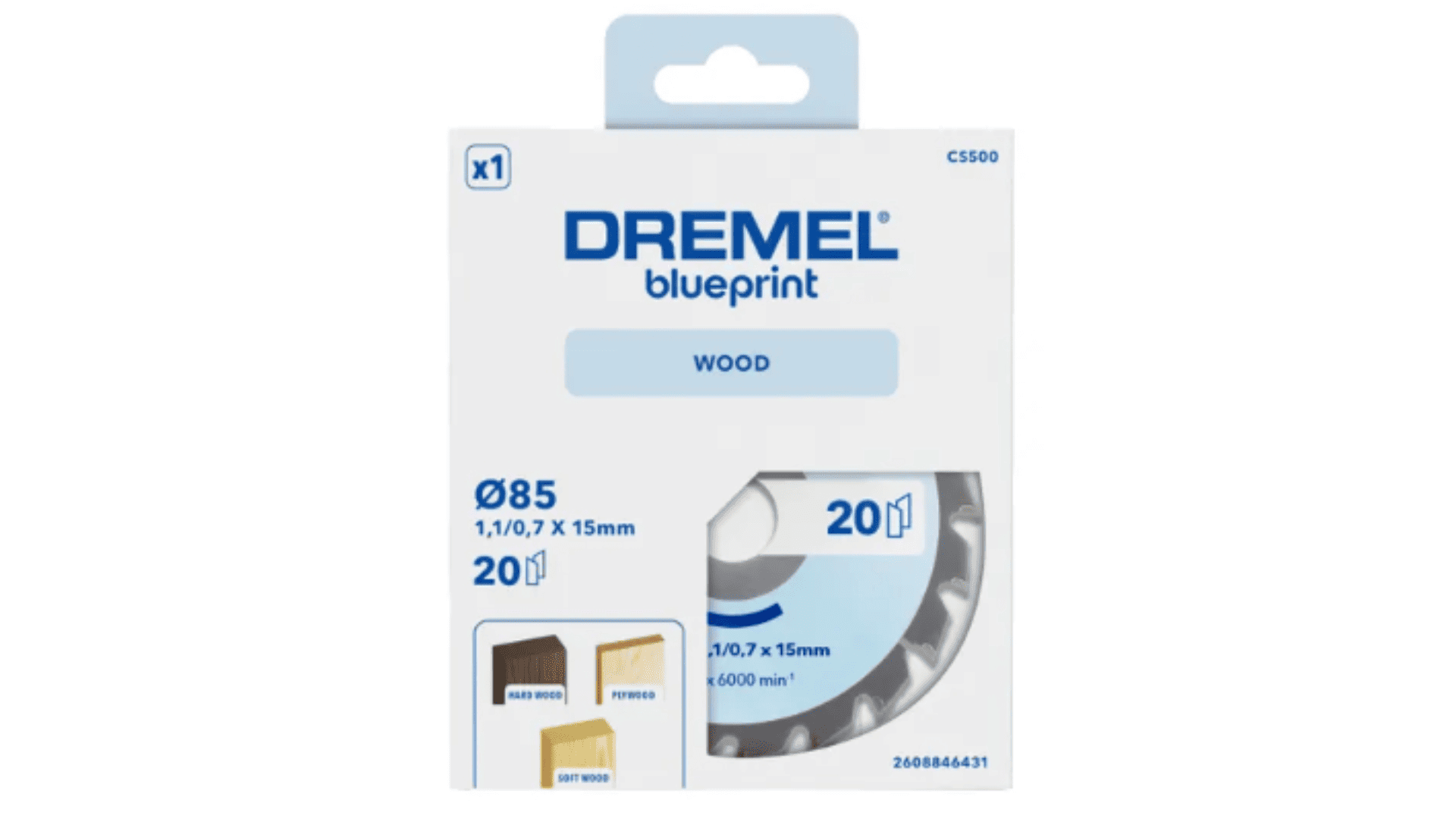 Dremel Cs12V (Cs500) 85Mm Ahşap Testere Bıçağı - 2608846431