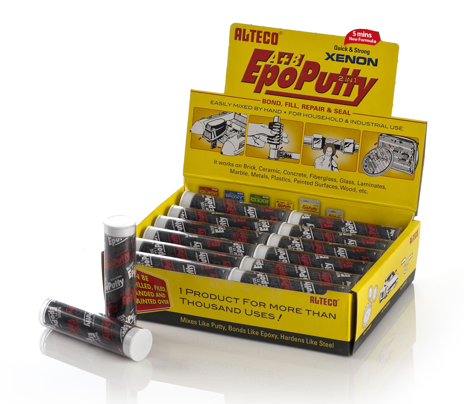 Alteco Alteco Puttyquıck50 2'Si 1 Arada Kaynak Macunu - ALTECOPUTTYQUICK50