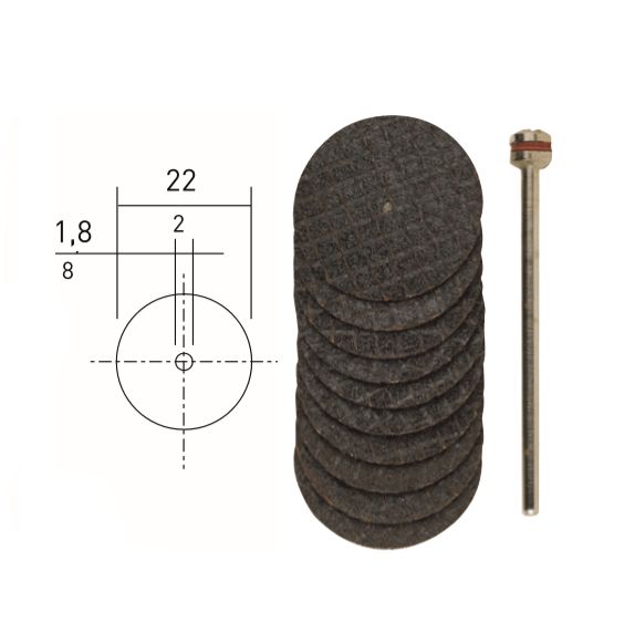 Proxxon Kesme Diski 22 mm (10 Adet) (28808)