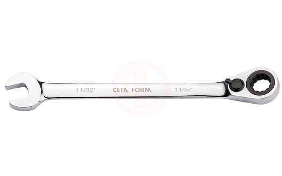 Ceta Form C-Gear Cırcırlı Kombine Anahtar (Mandallı) 9/32 İnç