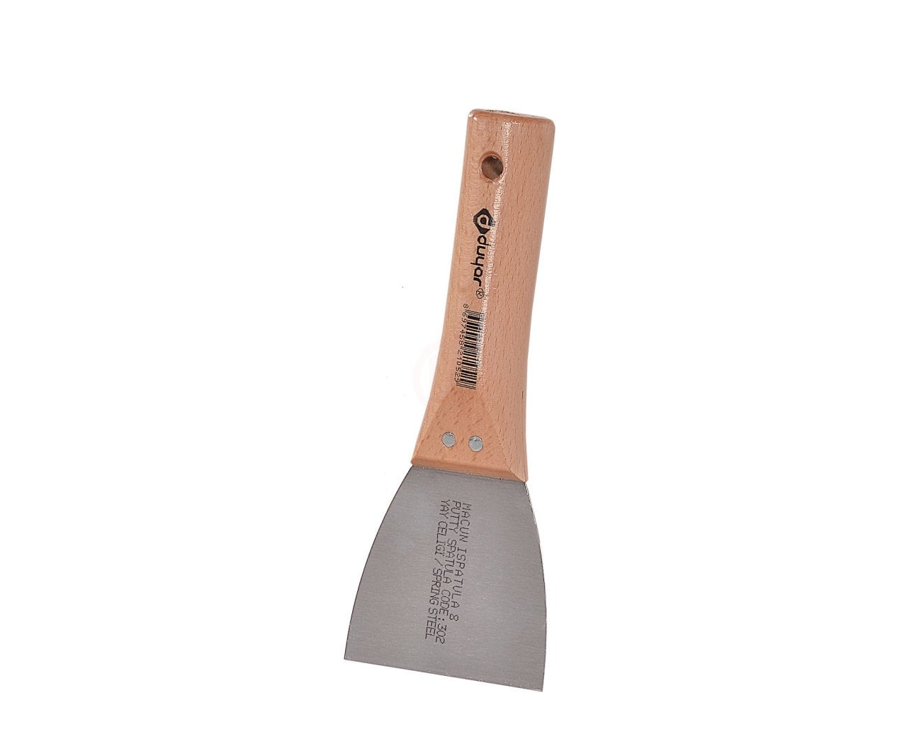 Duyar Macun Spatulası Ahşap Saplı 9 Cm