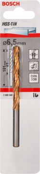 Bosch Metal Matkap Ucu HSS-TiN (DIN 338) Titanyum 6,5x101 mm (1 Adet) - 2608596716