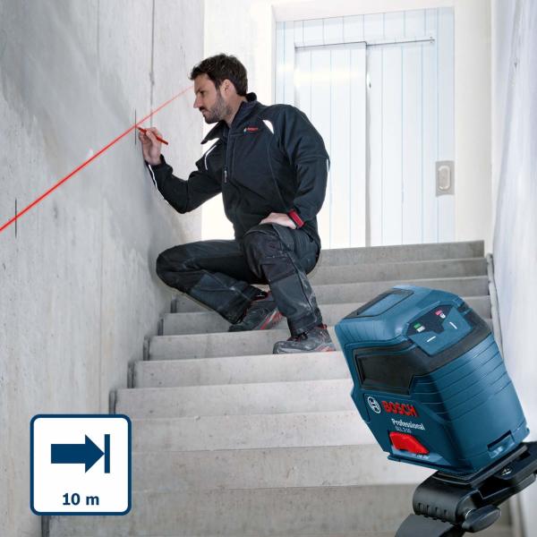 Bosch GLL 2-10 DÜZLEMSEL HİZALAMA LAZERİ 10 M - 0601063L00