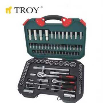 Troy 26101 Lokma Anahtar Takımı (94 Parça, Metrik)