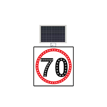MFK Plastik Hız Limiti 70 Km Levhası 60x60 Cm - MFK9619
