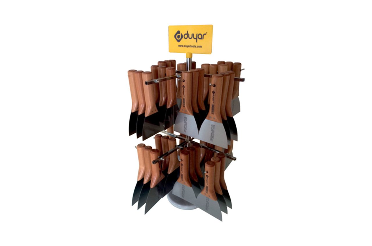 Duyar Stand / Macun Spatula Ahşap Saplı