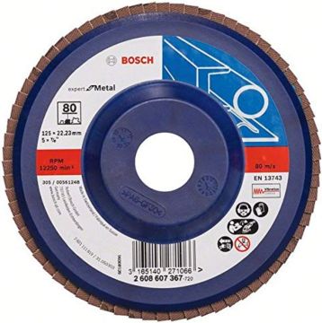 Bosch x551 Exm Düz Plastik Flap Disk 80 Kum 125 Mm - 2608607367