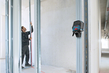 Bosch GCL 2-15 + RM1 + BM3 ÇAPRAZ ÇİZGİLİ HİZALAMA LAZER 0601066E02 - 0601066E02