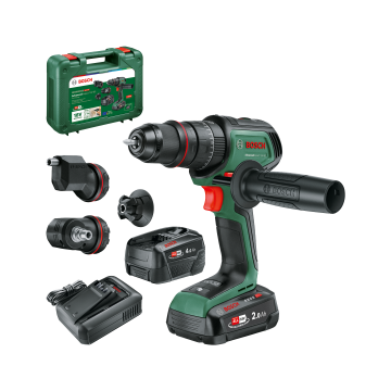 Bosch Advancedımpact 18V-80 Quicksnap (2,0 Ah + 4,0 Ah) + Al18V-44 (Set - 3 Bağlantı)