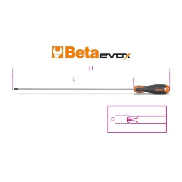 Beta Uzun Yıldız Tornavida 1202EL 3X300