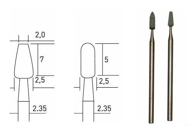Proxxon Taşlama Ucu (2 Parça) (28270)