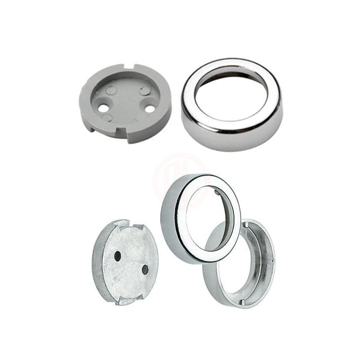 Ayder Metal Kapalı Flanş PlastikTaban Krom - D 0600
