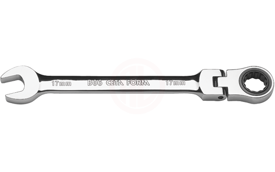 Ceta Form C-Gear Cırcırlı Kombine Anahtar (Mafsallı) 17 Mm