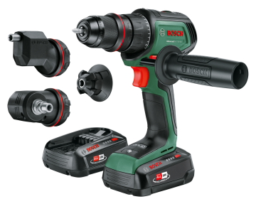 Bosch Advanceddrill 18V-80 Quicksnap (2X 2,5 Ah) + Al18V-44 (Set - 3 Bağlantı)