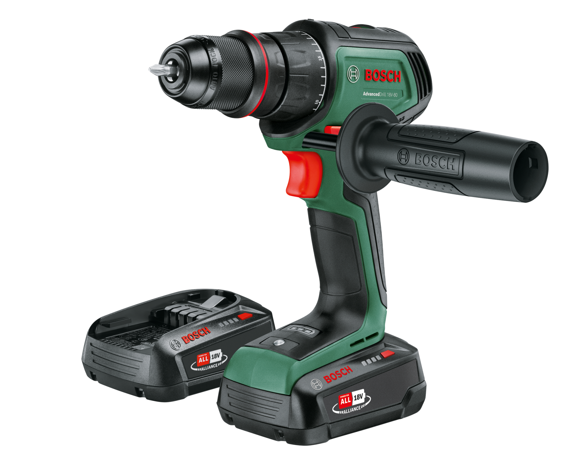 Bosch Advanceddrill 18V-80 Quicksnap (2X 2,5 Ah) Al18V-44