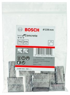 Bosch Elmas Karot Uçları İçin Segman Best For Concert Ø226 mm (15 Adet) - 2608601398