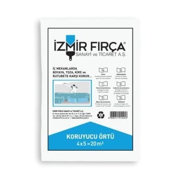 İzmir Fırça Koruyucu Örtü İnce 20 m²