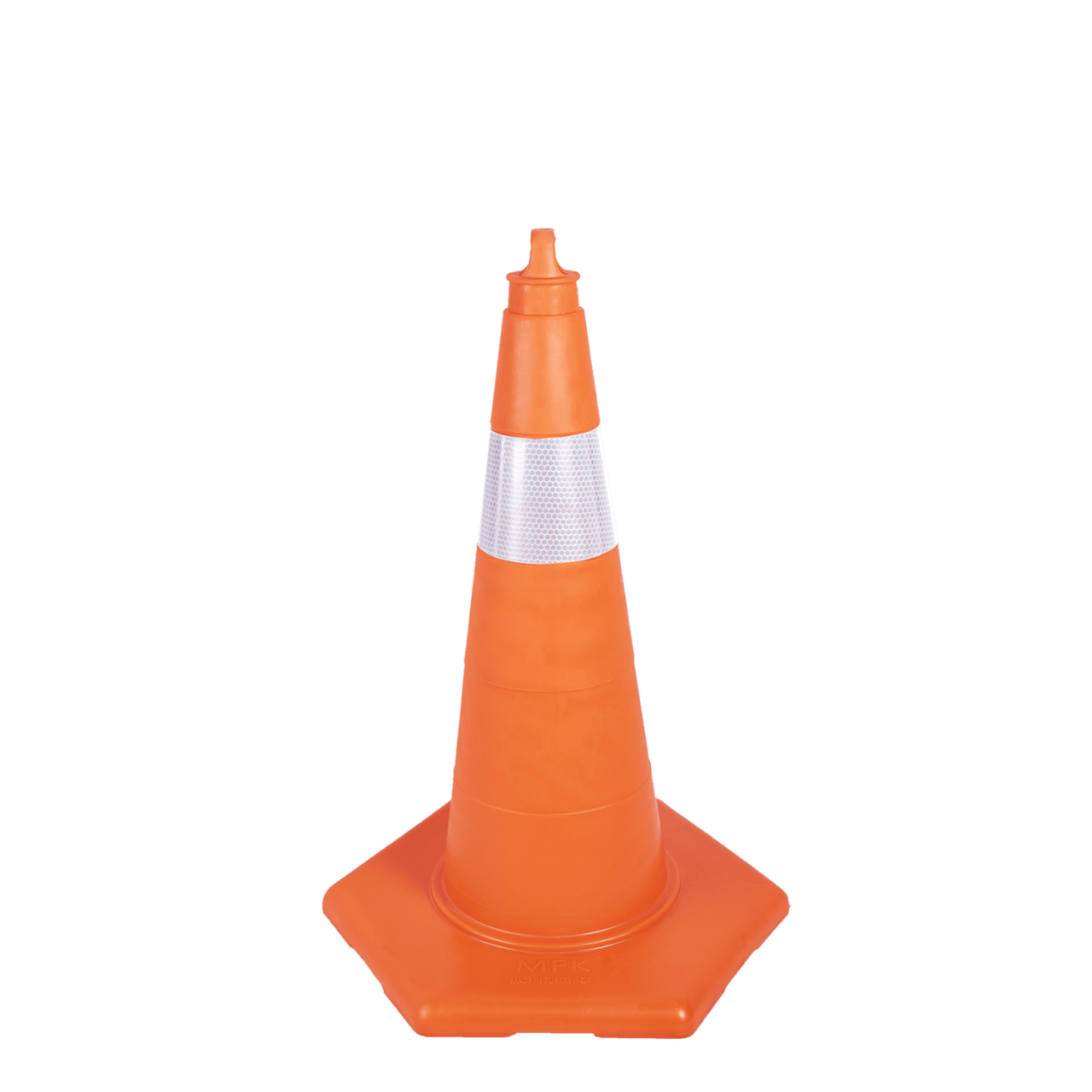 MFK Plastik Pvc Koni 75 Cm 2,00 Kg Turuncu Tek Reflektifli - MFK3175