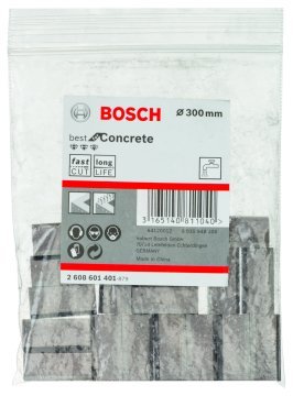 Bosch Elmas Karot Uçları İçin Segman Best For Concert Ø300 mm (18 Adet) - 2608601401