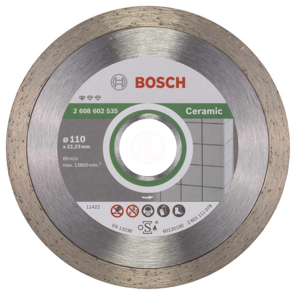 Bosch Elmas Kesme Diski Standard For Ceramic 110x22,23 mm - 2608602535