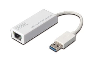 Assmann Digitus Usb 3.0 Gigabit Ethernet Adaptörü, 1 X 10/100/1000 Rj45 Dişi Yuva, Usb-A Erkek Konnektör