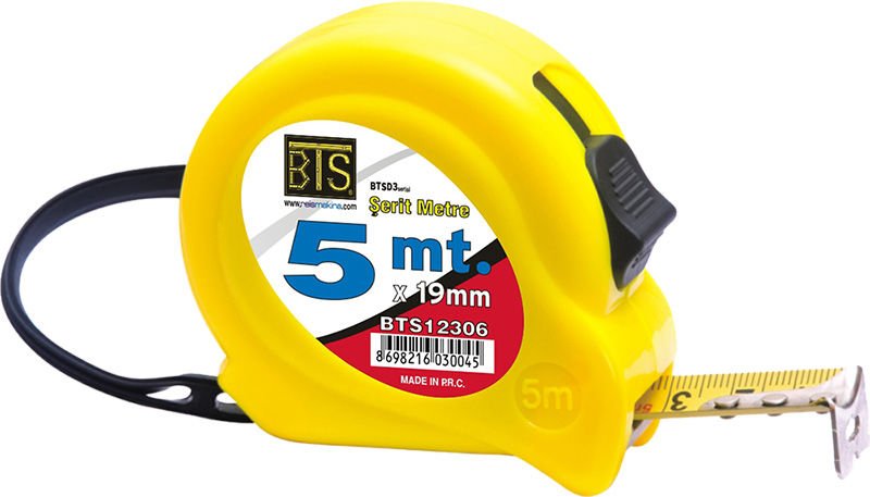 BTS Şerit Metre D3 Serisi 7,5 Mt 25 mm