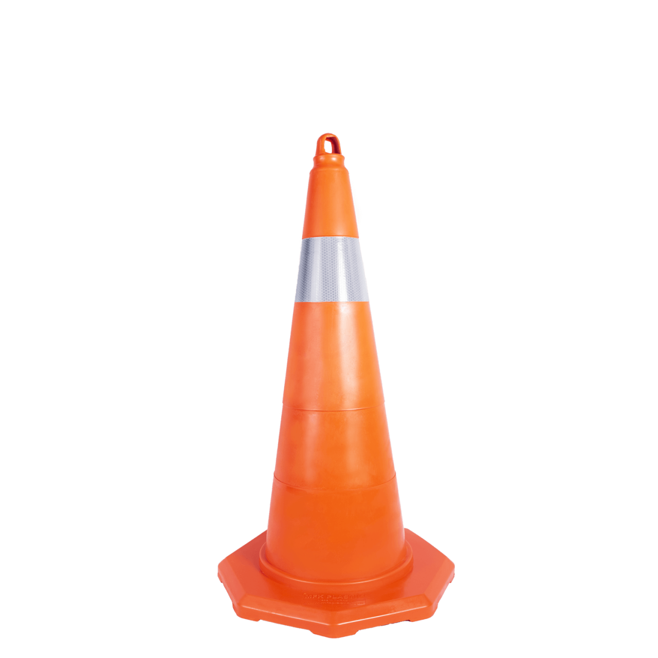 MFK Plastik Pvc Koni 75 Cm 2,40 Kg Turuncu Tek Reflektifli - MFK3170