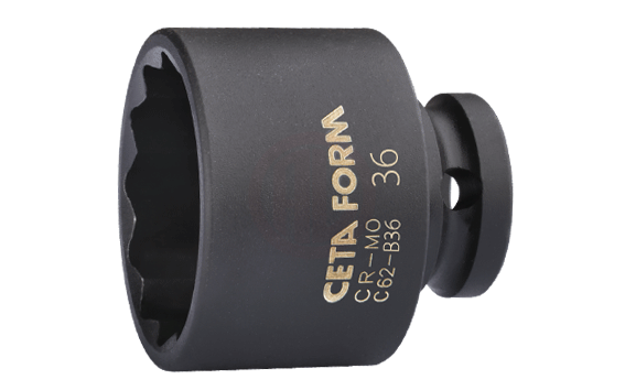 Ceta Form 1/2 İnç 12 Köşe (Yıldız) Havalı Lokma Anahtar 32 Mm