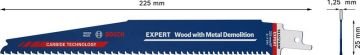 Bosch Panter Testere Bıçağı Expert W&MDem S1167 (3 Adet) - 2608900399