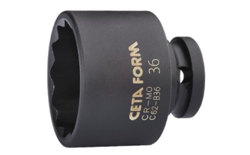 Ceta Form 1/2 İnç 12 Köşe (Yıldız) Havalı Lokma Anahtar 36 Mm