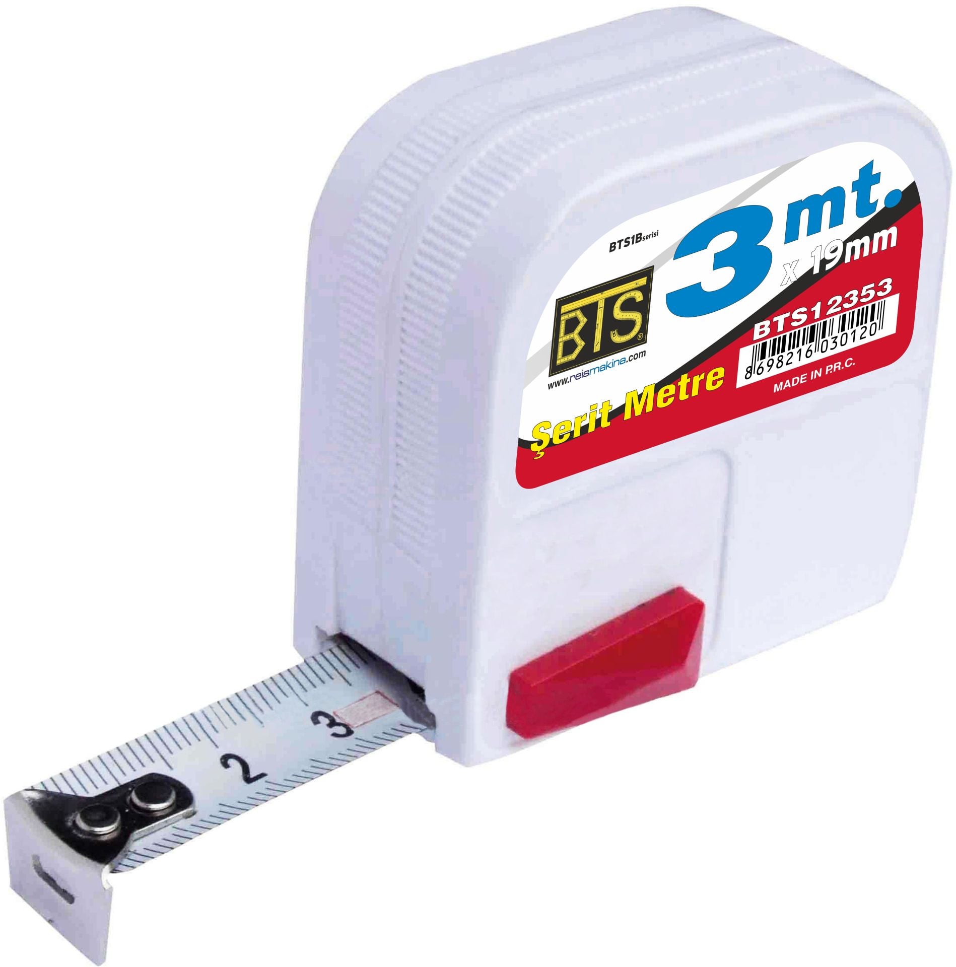 BTS Şerit Metre 1B Serisi 5 Mt 19 mm