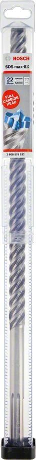 Bosch SDS Max-8X Kırıcı Delici Uç 22x520 mm (1 Adet) - 2608578632