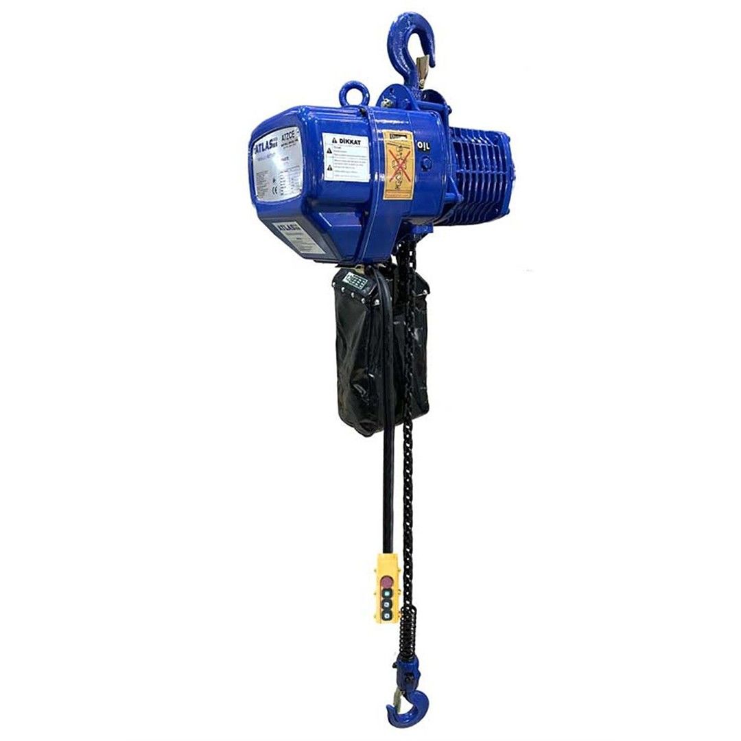 Atlas Pro 3 Ton 12 Mt Hızlı Elektrikli Zincirli Vinç