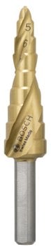 Bosch Spiral Kanallı HSS-TiN 9 Kademeli Matkap Ucu Üç Yüzeyli Şaft Ø4-12 mm - 2608597525