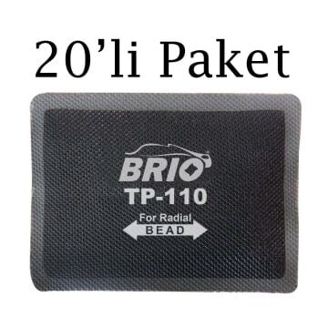Brio Lastik Yaması 75X55Mm 20'li Paket