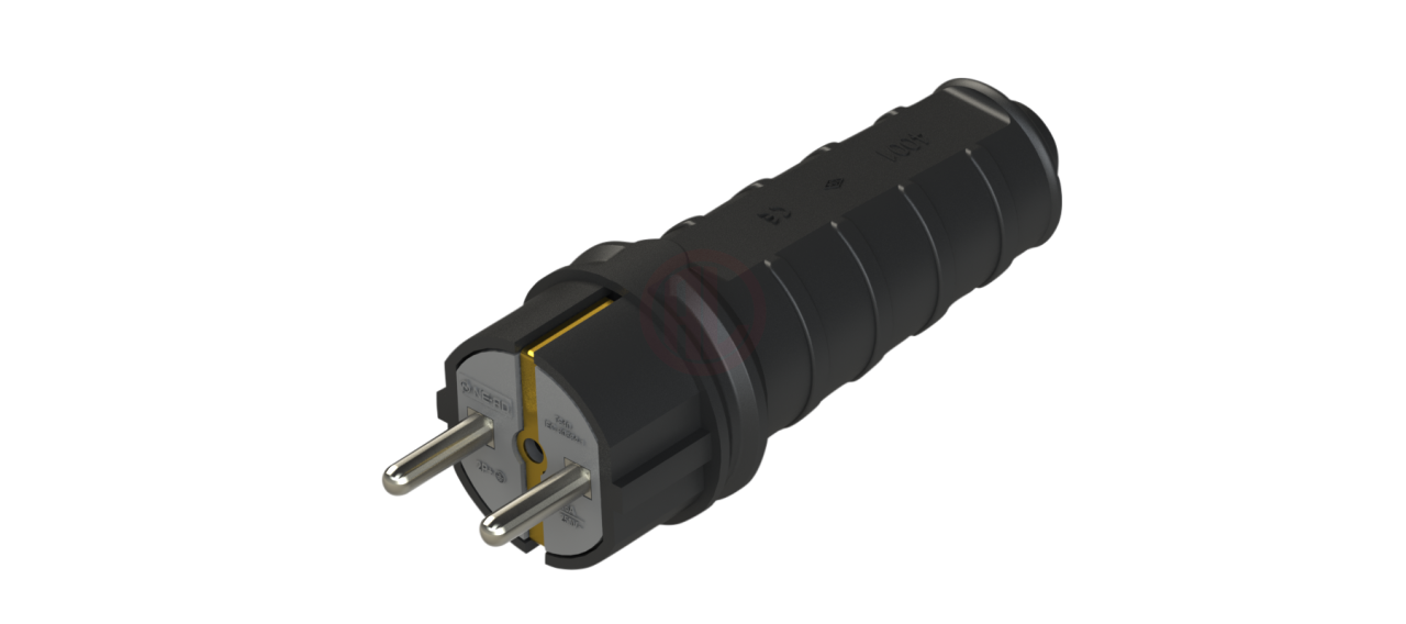 Ne-Ad Kauçuk Grubu / 1x16 A Topraklı Fiş - 4001
