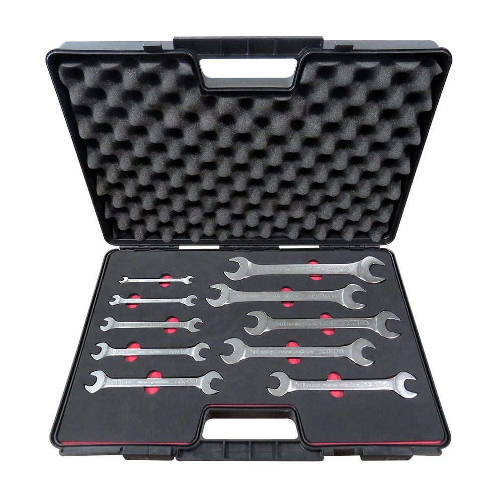 Brio Anahtar İki Ağız Set 10 Parça 6X7-24X27 Çantada