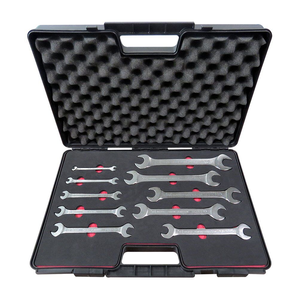 Brio Anahtar İki Ağız Set 10 Parça 6X7-24X27 Çantada