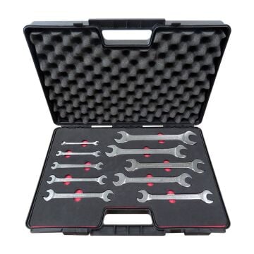 Brio Anahtar İki Ağız Set 10 Parça 6X7-24X27 Çantada