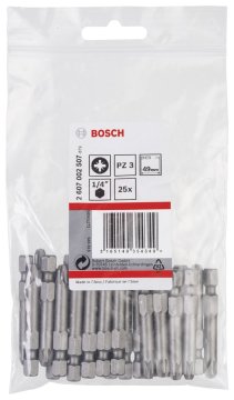 Bosch Vidalama Ucu Extra Hard PZ3x49 mm (25 Adet) - 2607002507