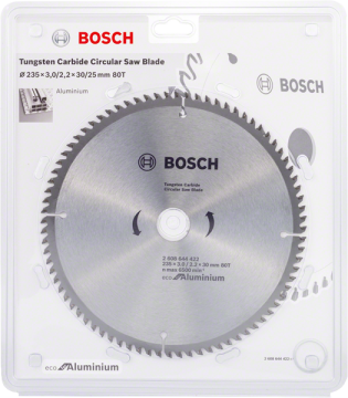 Bosch Daire Testere Bıçağı Eco For Aluminium 235x30 mm 80 Diş - 2608644422