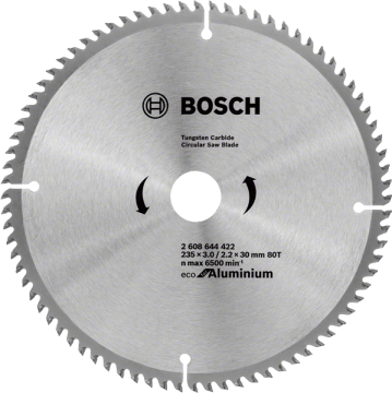 Bosch Daire Testere Bıçağı Eco For Aluminium 235x30 mm 80 Diş - 2608644422