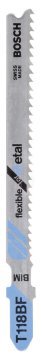 Bosch Dekupaj Testere Bıçağı Flexible For Metal T 118 BF 92 mm (100 Adet) - 2608634586