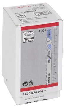 Bosch Dekupaj Testere Bıçağı Flexible For Metal T 118 BF 92 mm (100 Adet) - 2608634586