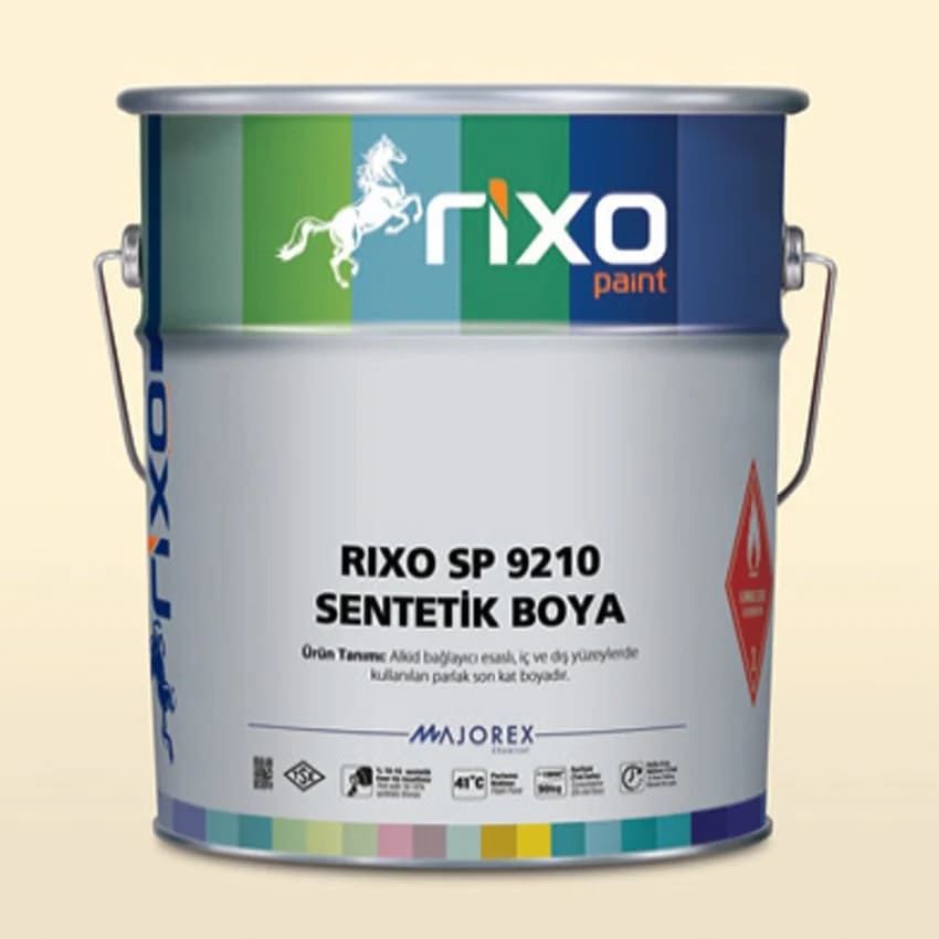 Rixo SP 9210 Sentetik Boya 0,70 Lt/0,75 Kg Bayrak Kırmızı