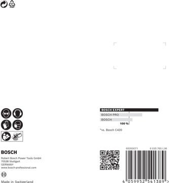 Bosch Zımpara Kağıdı Expert C470 115M 320 Kum 8 Delikli 5 Li Paket - 2608900800