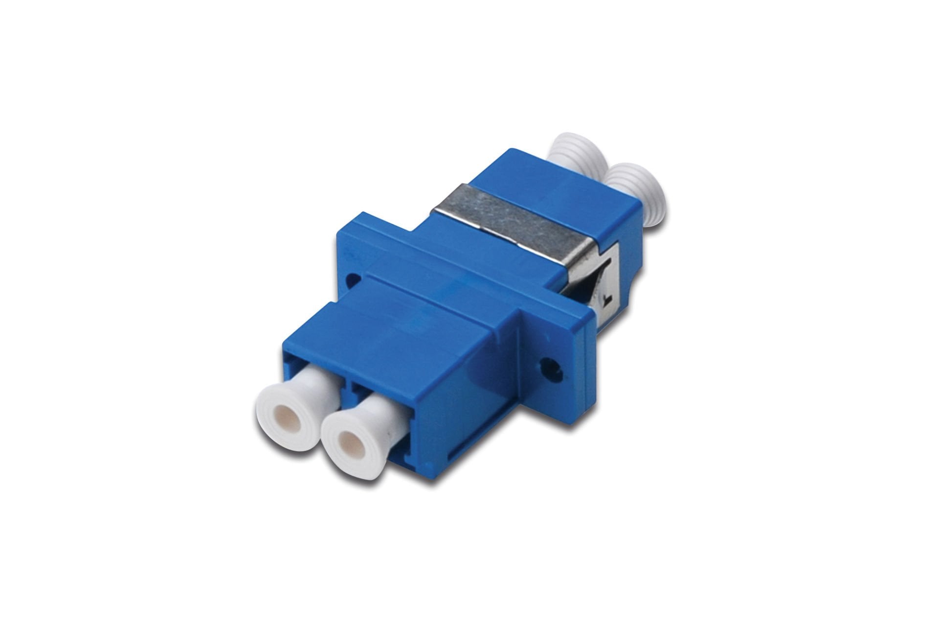 Assmann Digitus Lc / Lc Duplex Coupler, Mavi Renk, Seramik Sleeve, Plastik Gövde, Singlemode, Sabitlemek İçin Vida Dahil