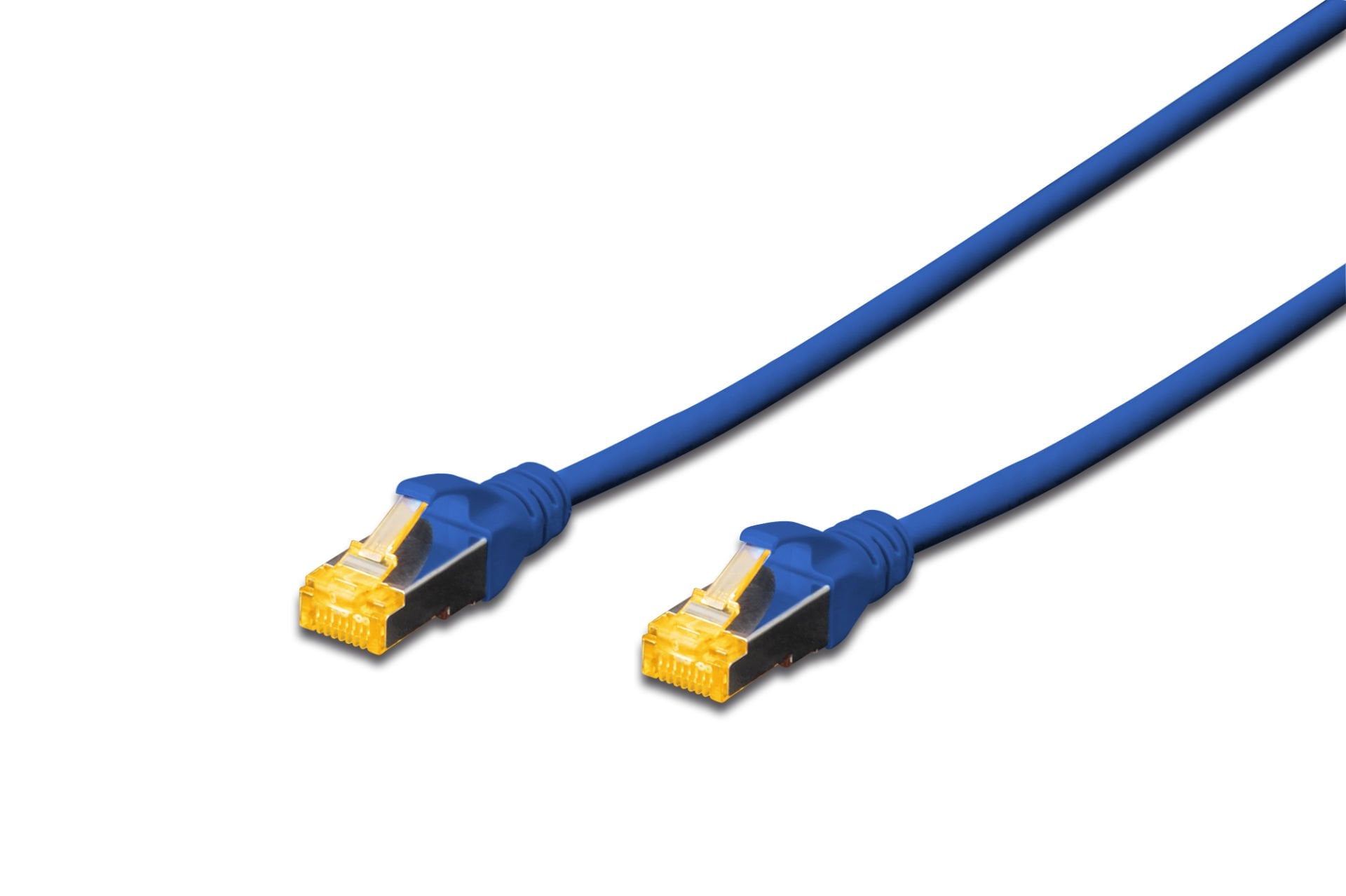 Assmann Digitus Cat 6A S-Ftp Patch Kablosu, Lszh, Cu, Awg 26/7, 3 Mt, Mavi Renk